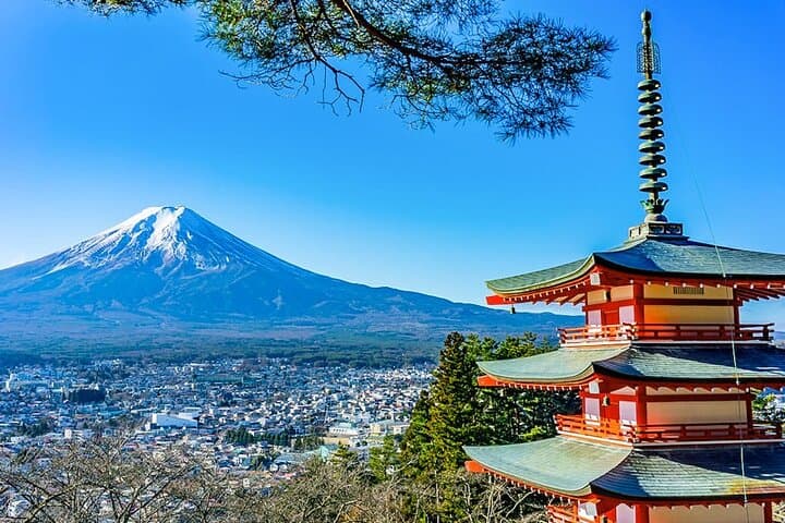Mt Fuji Five Lakes Private Tour from Kawaguchiko — Guide & Vehicle