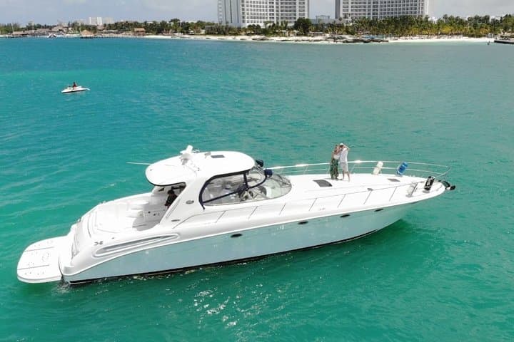 Private 60ft Sea Ray Sundancer Yacht Charter to Isla Mujeres — Cancun Luxury Cruise photo 4