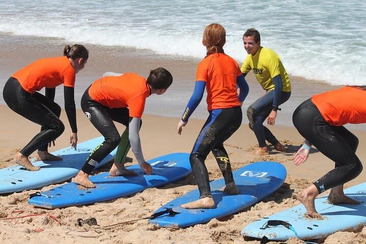 Group Surf Lesson at Praia da Rocha — Algarve Winter Surfing Lessons photo 3