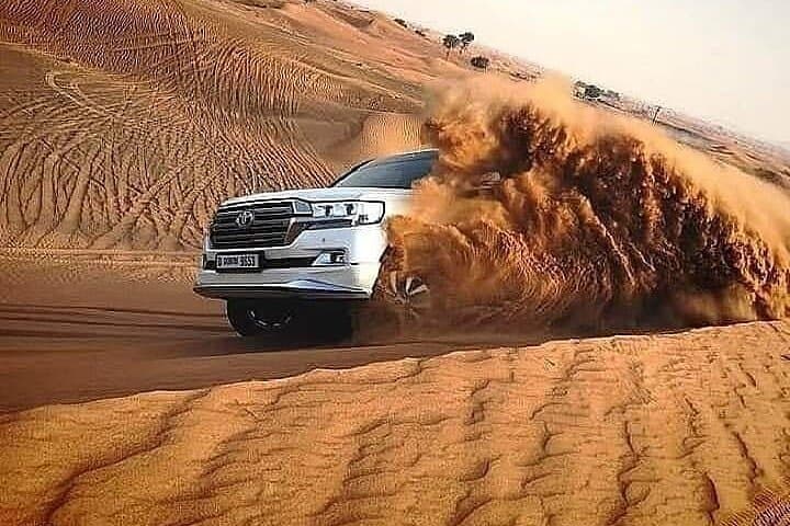 Dubai Lahbab Desert Safari: Dune Bashing, Camel Ride & Starlit Buffet