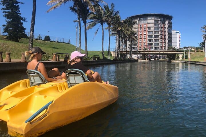 Exploring Durban Point Waterfront: Pedal Boat Canal Rides photo 4