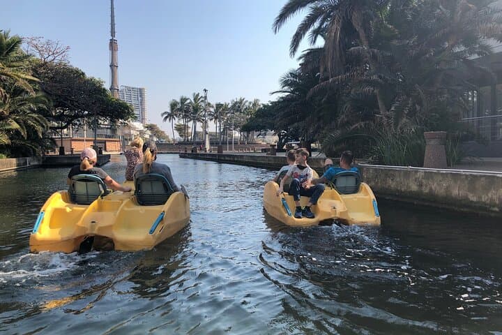 Exploring Durban Point Waterfront: Pedal Boat Canal Rides photo 6