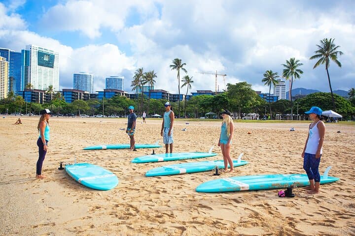Stand-Up Paddle Yoga at Magic Island — SUP Classes in Honolulu photo 3