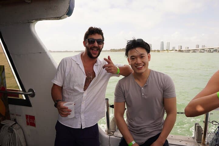 Miami All-Inclusive Party Boat Cruise: Open Bar, DJ & Skyline Sunset Views photo 2