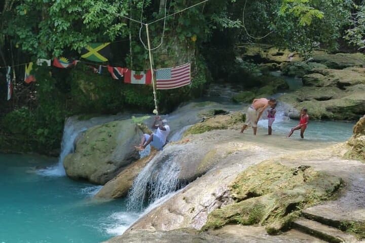 Blue Hole and Dunn's River Combo: Ocho Rios Waterfall Adventure from Montego Bay photo 2