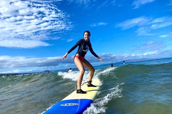 Learn to Surf at Kalama Beach: Group Lessons in Kihei, Maui