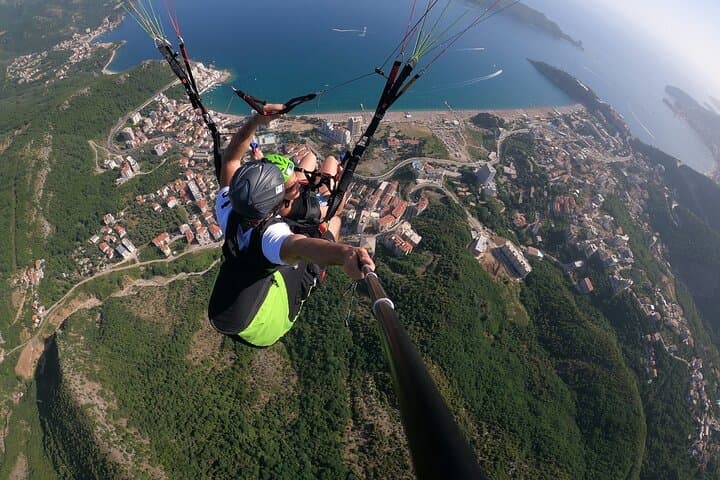 Tandem Paragliding over Budva Riviera — 20-Minute Flight from 800m photo 4