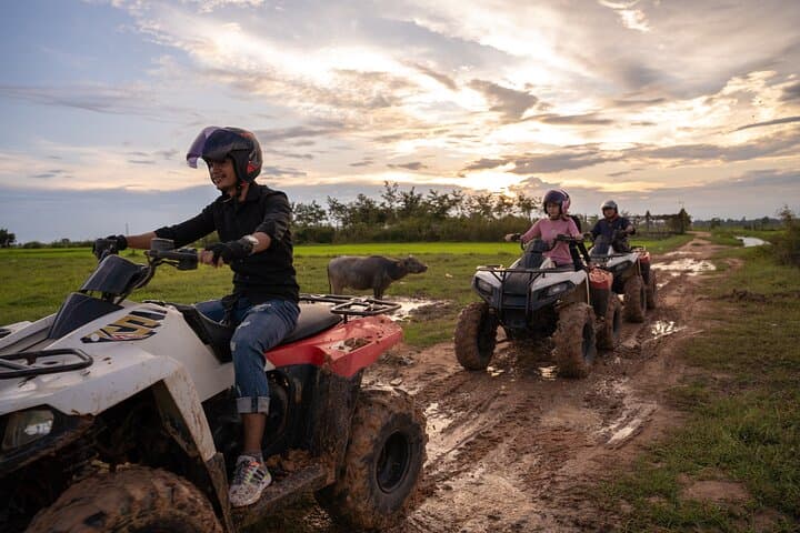 Siem Reap Quad Bike Countryside Sunset ATV Ride photo 6