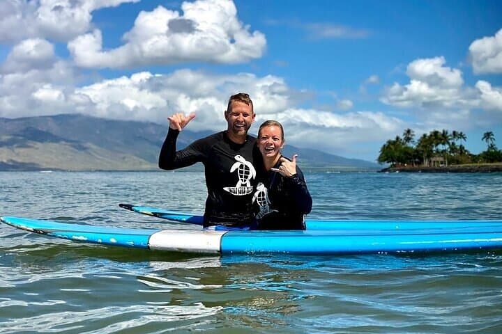 Private Surf Lesson at Kalama Beach Kihei — 2-Hour Maui Surf Class photo 3