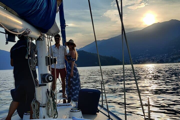 Sunset Sailing on Lake Como — Private Skipper Yacht Tour