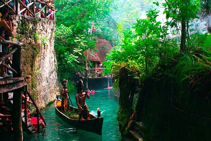 Xcaret Plus: Underground Rivers, Mayan Culture & Caribbean Beach Access from Cancun photo 2