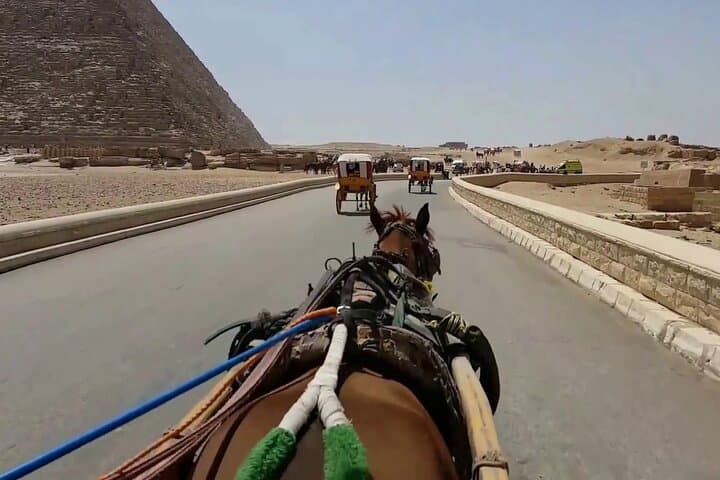 Private Giza Pyramids Tour with Sphinx & Horse-Carriage Panoramic View photo 2