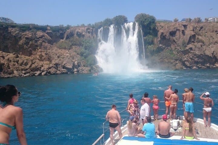 Half-Day Antalya Waterfall Boat Cruise — Swim the Lower Düden & Falezler Cliffs photo 6