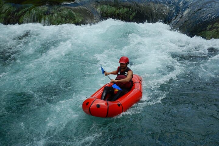 Packrafting the Upper Mrežnica River: Plitvice-Area Rapids, Waterfalls & Travertine Pools photo 3
