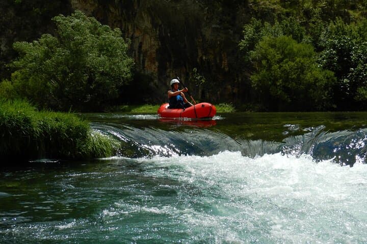 Packrafting the Upper Mrežnica River: Plitvice-Area Rapids, Waterfalls & Travertine Pools photo 5