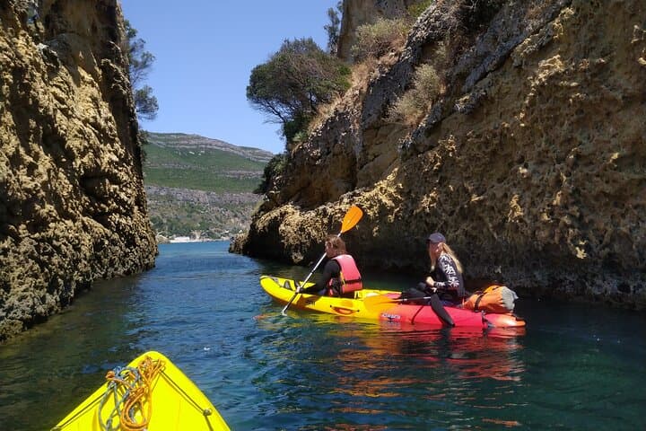 Arrábida Kayak & Coasteering Adventure from Lisbon: Sea Caves, Cliff Jumps & Beach Lunch photo 6