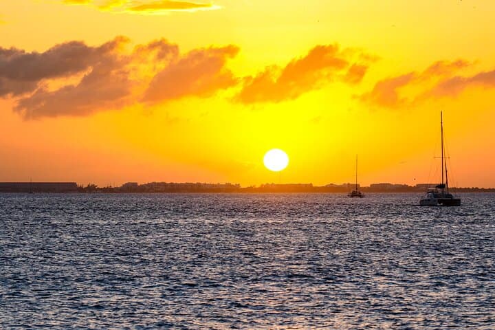 Sunset Party in Isla Mujeres from Cancun — Boat Ride, Open Bar & Playa Norte photo 1