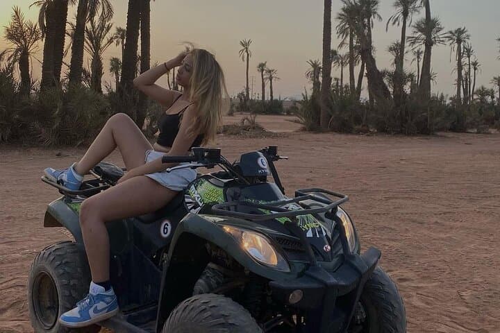 ATV Quad Tour Through Marrakech's Palmeraie Palm Grove Desert photo 2