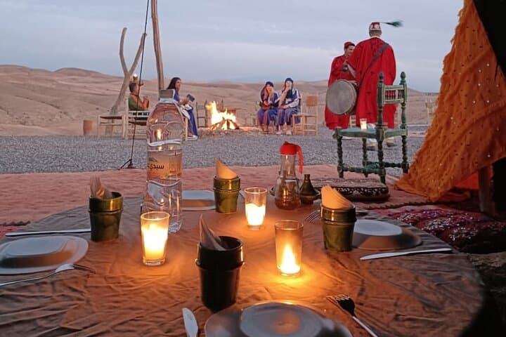 Evening Camel Ride & Traditional Dinner in the Agafay Desert photo 5