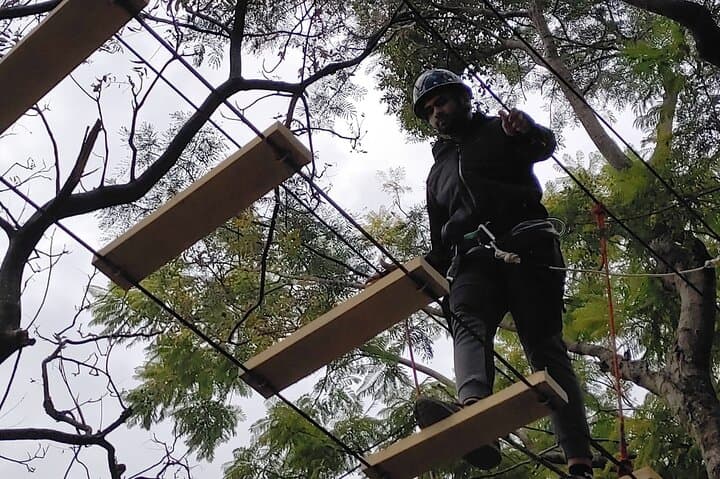 Tea Top Rope Course Above Palampur Tea Gardens photo 5