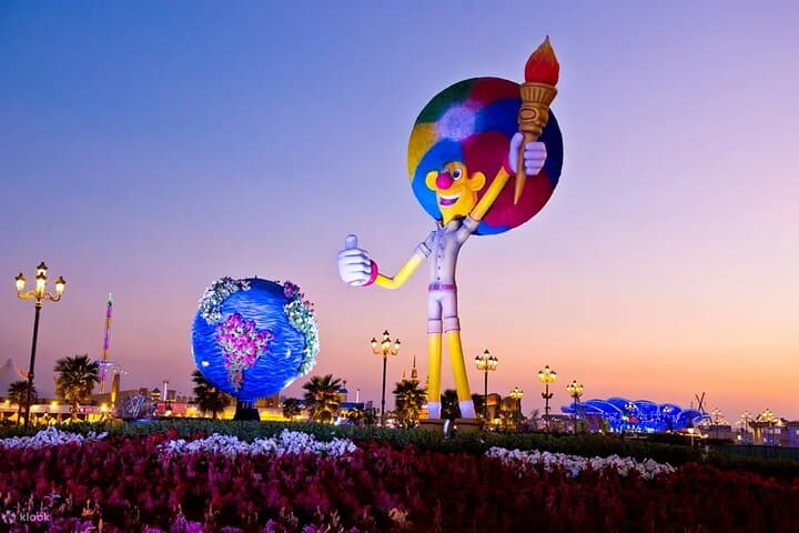 Dubai Miracle Garden & Global Village Day Trip from Abu Dhabi — Flowers, Food & Night Shows photo 6