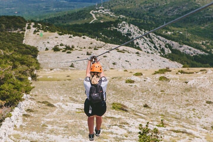 Soar Over Krk: Zipline Experience with Views of Baška and Prvić photo 2
