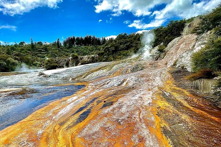 Orakei Korako Self-Guided Geothermal Walk: Hidden Valley Geysers & Silica Terraces