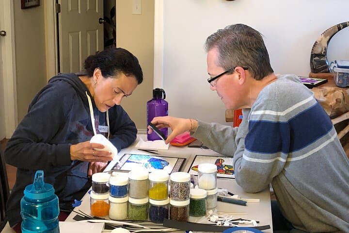 Private Bead Mosaic Workshop with Lunch in Carson Valley