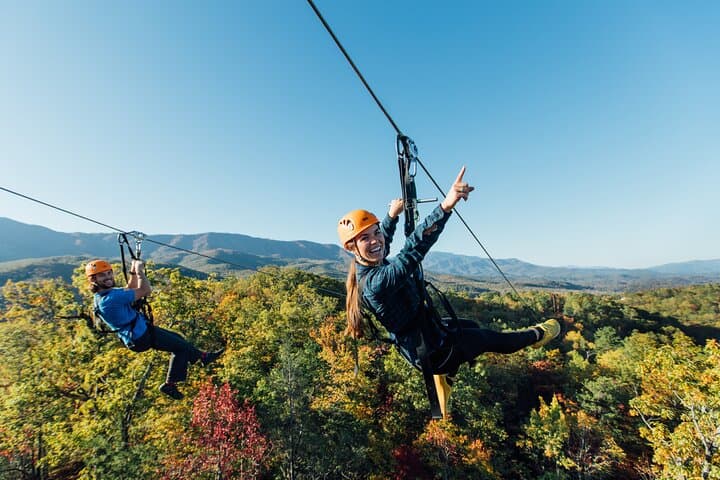 Mountaintop Zipline Tour Gatlinburg — Dual-Line Zips, Sky Bridges & ATV Ascent photo 3