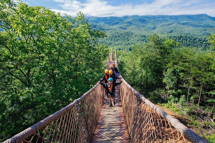 Mountaintop Zipline Tour Gatlinburg — Dual-Line Zips, Sky Bridges & ATV Ascent photo 2