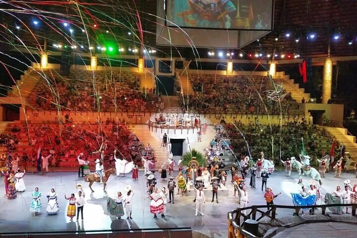 Xcaret Plus Park: Underground Rivers, Night Show & Roundtrip Transport from Playa del Carmen