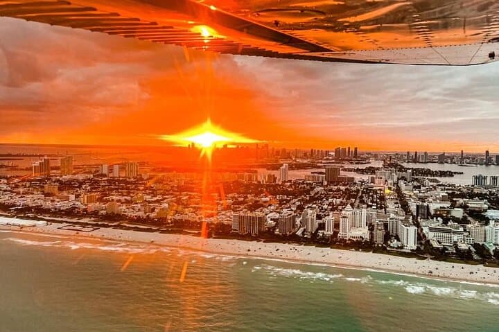 Miami Beach Sunset Private Airplane Tour with Champagne photo 6