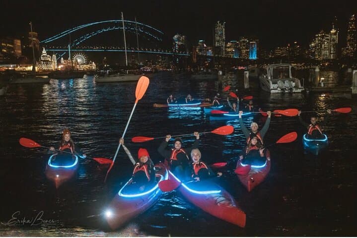 City Lights Night Kayak on Sydney Harbour: Paddle Past Opera House & Harbour Bridge