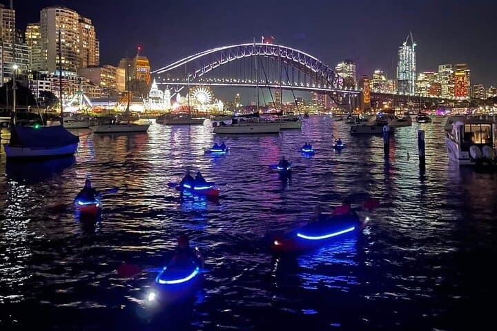 City Lights Night Kayak on Sydney Harbour: Paddle Past Opera House & Harbour Bridge photo 2