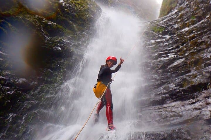 Rappel Ecuador's Highest: 90m Canyoning Day Trip from Guayaquil