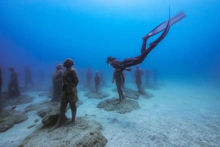 Freediving Museo Atlántico: Guided Freedive Among Lanzarote’s Underwater Sculptures