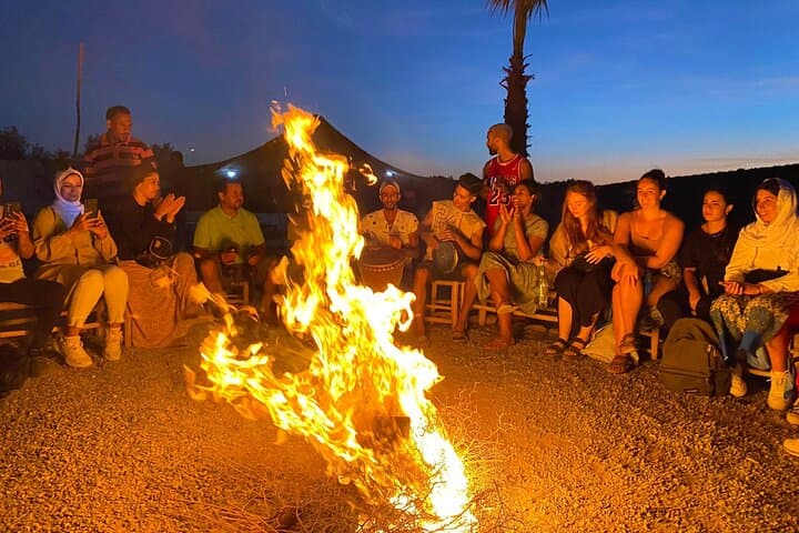 Agafay Desert Sunset Dinner & Fire Show — Evening Safari from Marrakech