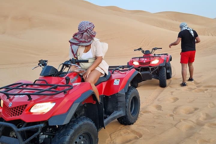 Red Dunes Quad Bike Safari in Dubai — Sandboarding, Camel Ride & BBQ Sunset photo 2