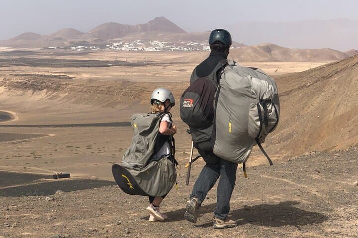 Discovery Flight: Tandem Paragliding Over Lanzarote's Lava Fields and Atlantic photo 3