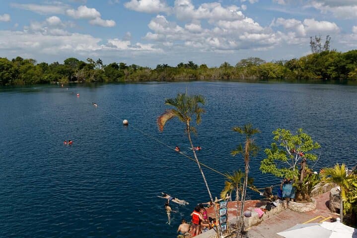Bacalar Lagoon Kayak & Cenote Azul Day Trip from Tulum
