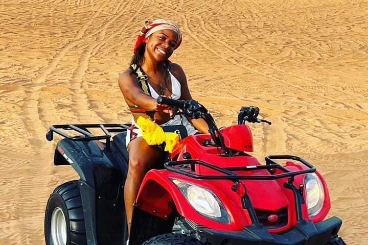 Dubai Desert Safari: Dune Bashing, Camel Ride & BBQ Evening in Lahbab photo 2