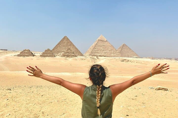 Giza Pyramids Quad-Bike & Camel Experience: Private Tour with Bazaar Stops photo 4