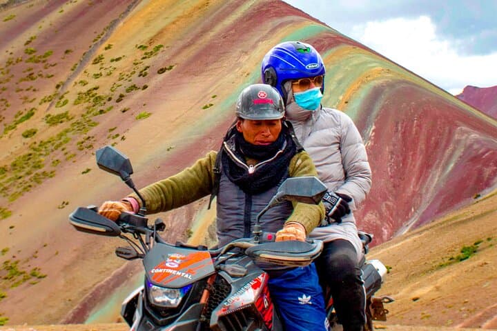 Rainbow Mountain by Motorcycle: Private No‑Hike Day Trip from Cusco