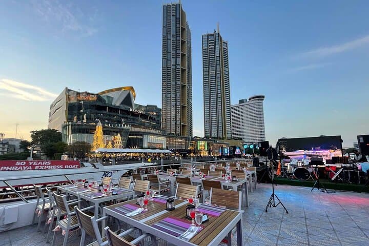 Moonlit Chao Phraya Dinner Cruise with Sparkling Rosé photo 5