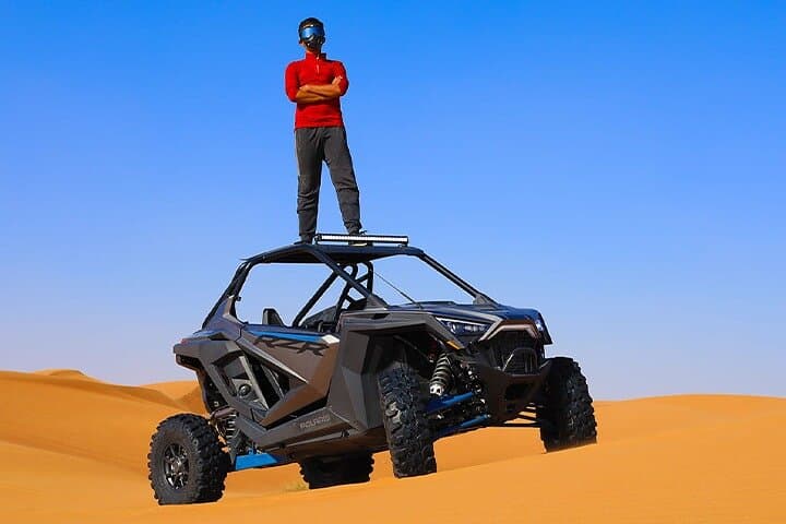 Dubai Desert Dune Buggy Adventure with Camel Rides & Sandboarding photo 3