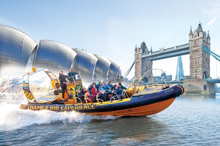 Thames High-Speed Speedboat Blast from Tower Millennium Pier — 40-Minute Adrenaline Cruise