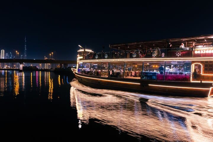 New Year Luxury Dubai Canal Cruise: Burj Khalifa Fireworks & Gala Dinner photo 2