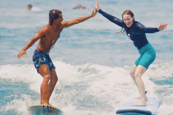 Private Beginner Surf Lesson in Canggu — 2-Hour Surf Coaching at Batu Bolong