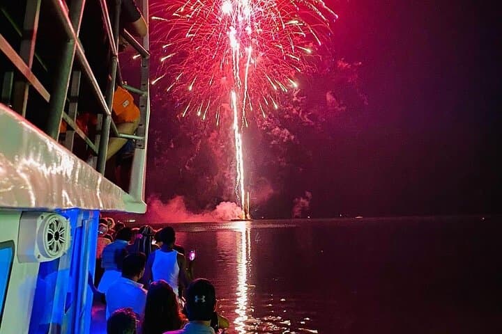 South Padre Island Fireworks Cruise: Dolphin Watch on Laguna Madre Bay photo 1