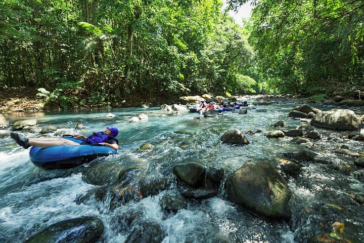 Rio Celeste & Tenorio Adventure Day: Hike to the Blue Waterfall and River Tubing from La Fortuna photo 3